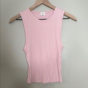 Wilfred Ribbed Tank Top Pink Medium